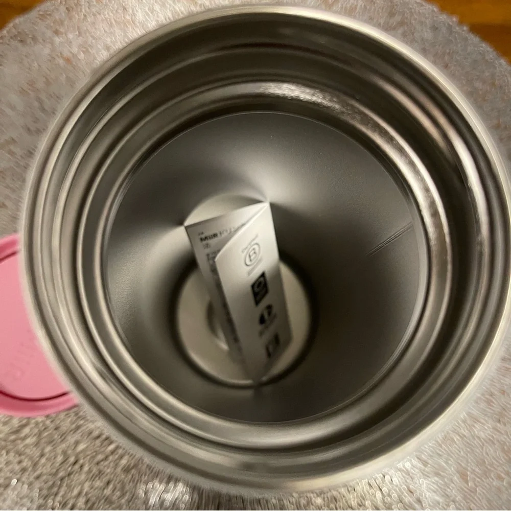 Starbucks Roller Rabbit Pink and White Tumbler with Monkeys - Picture 5 of 5
